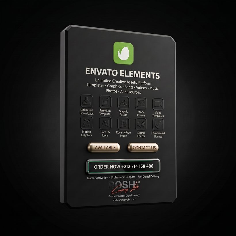 Envato Elements — premium digital product by ROSH™ Company Labs